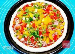 培根大虾披萨的做法图解13