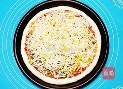 培根大虾披萨的做法图解14