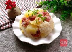 腊肉土豆糯米饭的做法图解6