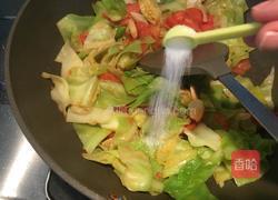 洋白菜炒西红柿的做法图解8