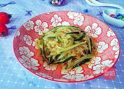 黄瓜拌海蜇皮的做法图解6