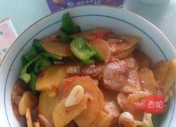 土豆片西红柿炒辣椒的做法图解8