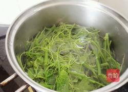 南瓜尖素汤的做法图解3