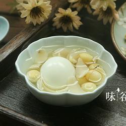 莲子百合鸡蛋糖水的做法[图]