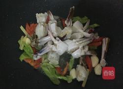 香辣炒螃蟹的做法图解4
