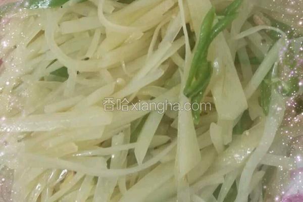 青椒土豆丝