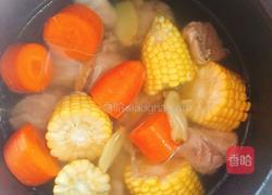红萝卜玉米猪骨汤的做法图解5