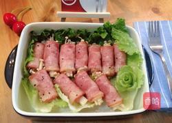 烤箱版金针菇培根卷的做法图解7