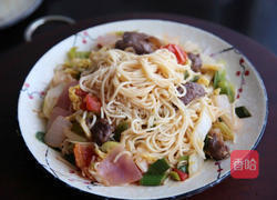 油肉拌面的做法图解8