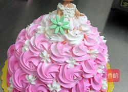 芭比娃娃蛋糕的做法图解10