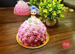 芭比娃娃蛋糕的做法图解12