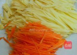 土豆丝胡萝卜丝的做法图解2