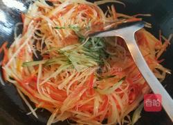土豆丝胡萝卜丝的做法图解5