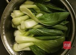 油菜香菇的做法图解1