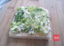 火腿芝士三明治的做法图解4