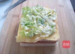 火腿芝士三明治的做法图解6