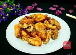 干锅香辣鱿鱼虾的做法图解13