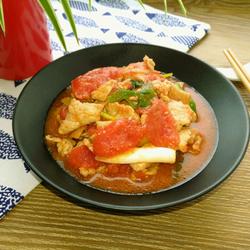 番茄炒猪肉的做法[图]