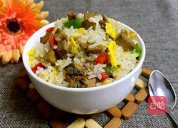 鹅肝炒饭的做法图解7