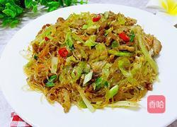 粉丝炒包菜的做法图解10