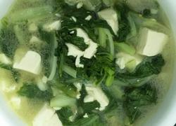 小白菜炖豆腐