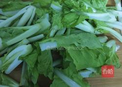 小白菜炖豆腐的做法图解1