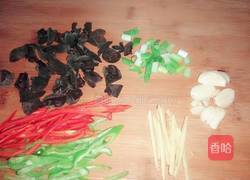 肉丝炒豆角的做法图解3