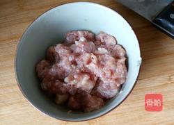 肉末炒秋葵的做法图解3