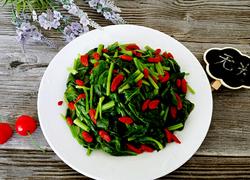 枸杞拌菠菜