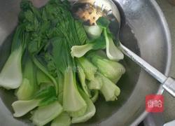 香菇趴油菜的做法图解1