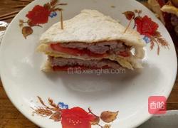 煎猪排三文治的做法图解12