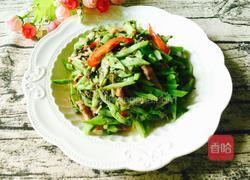 扁豆炒雪菜的做法图解9