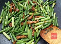 蒜薹炒肉丝的做法图解4