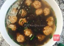 肉丸紫菜汤的做法图解8