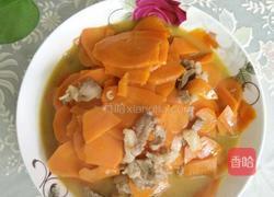 胡萝卜炒肉的做法图解4