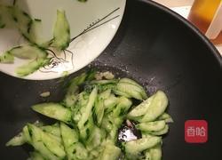 蒜蓉炒青瓜的做法图解4