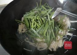 韭菜炒金针菇的做法图解4