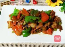 酱焖青椒的做法图解8