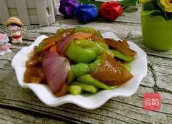 青椒炒肉皮的做法图解7