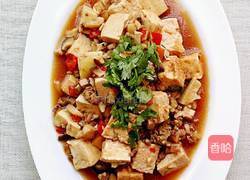 香菇肉末豆腐的做法图解10
