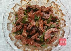 香菜拌腰花的做法图解5