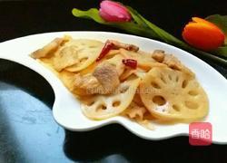 藕炒肉片的做法图解9