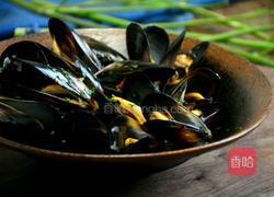 法式白葡萄酒煮青口的做法图解9