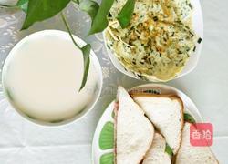 儿童早餐三文治蛋饼豆浆的做法图解6