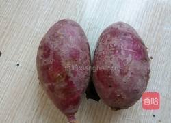 微波炉烤紫薯的做法图解1