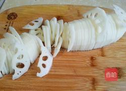 肉炒莲藕的做法图解2