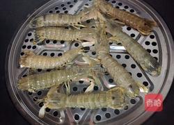 姜醋汁琵琶虾的做法图解2