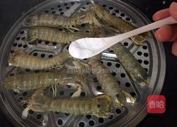 姜醋汁琵琶虾的做法图解3