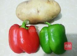 青椒肉丝土豆丝的做法图解1