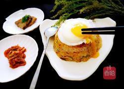 韩式辣白菜炒饭的做法图解8